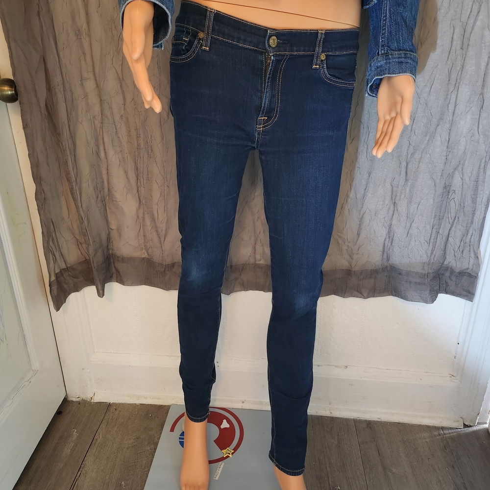 Seven7 Deep Indigo Skinny Jeans
